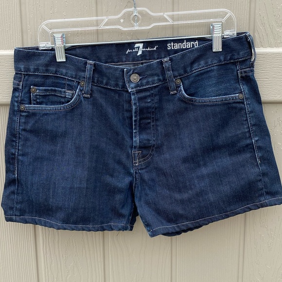 7 For All Mankind Pants - NWOT! 7 For All Mankind Button Fly Mid Rise Premium Denim Shorts! MSRP $138.00